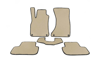EVA mats (beige) for Audi A4 B8 2007-2015 - Reelken Auto