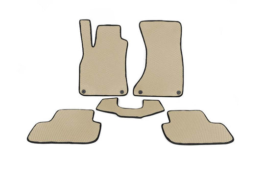 EVA mats (beige) for Audi A4 B8 2007-2015 - Reelken Auto