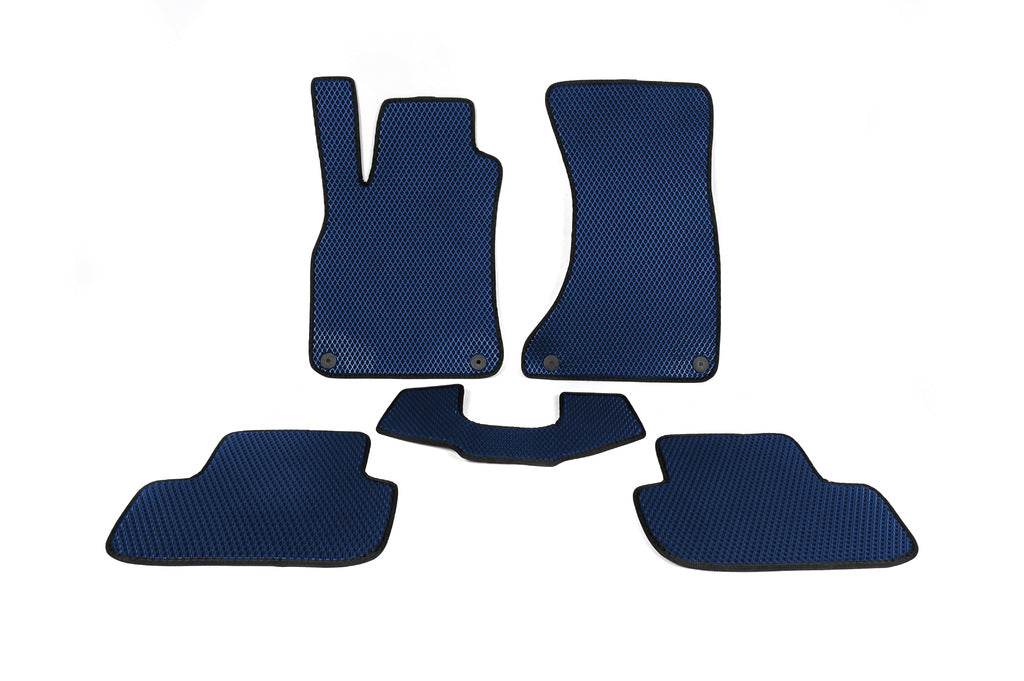 EVA mats (blue) for Audi A4 B8 2007-2015 - Reelken Auto