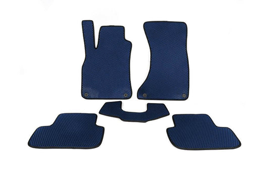EVA mats (blue) for Audi A4 B8 2007-2015 - Reelken Auto