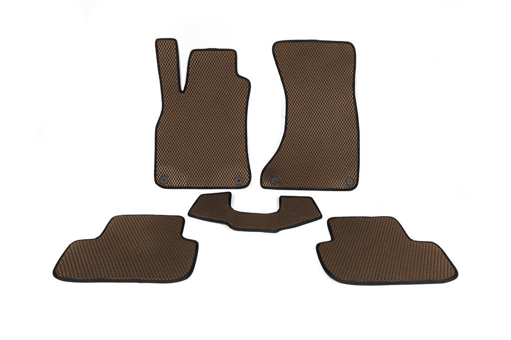 EVA mats (brown) for Audi A5 2007-2015 - Reelken Auto