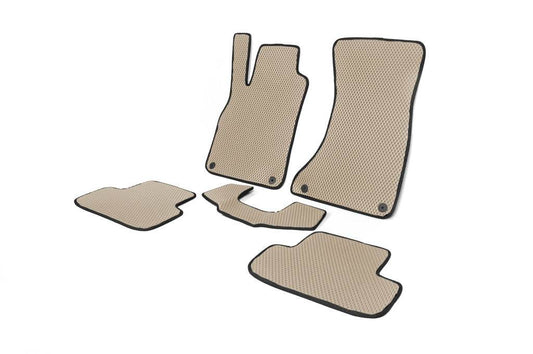 EVA mats (beige) for Audi A4 B8 2007-2015 - Reelken Auto