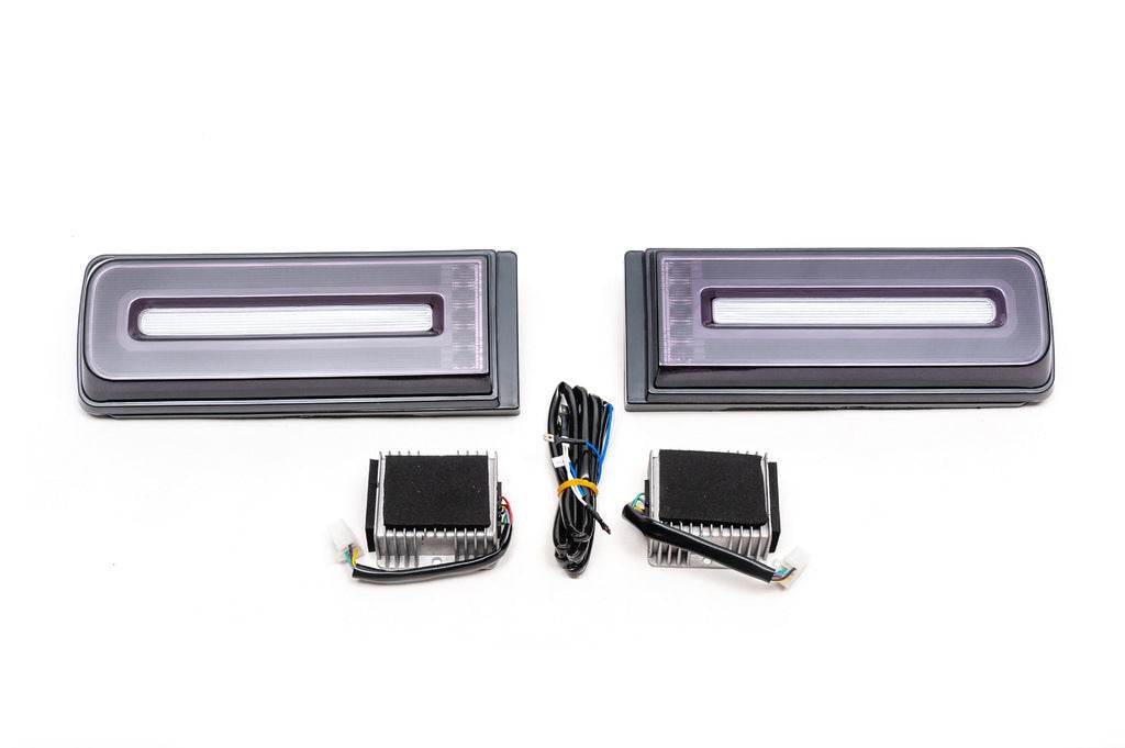 W464-style Black Edition V1 taillights for Mercedes G class W463 1990-2018 - Reelken Auto