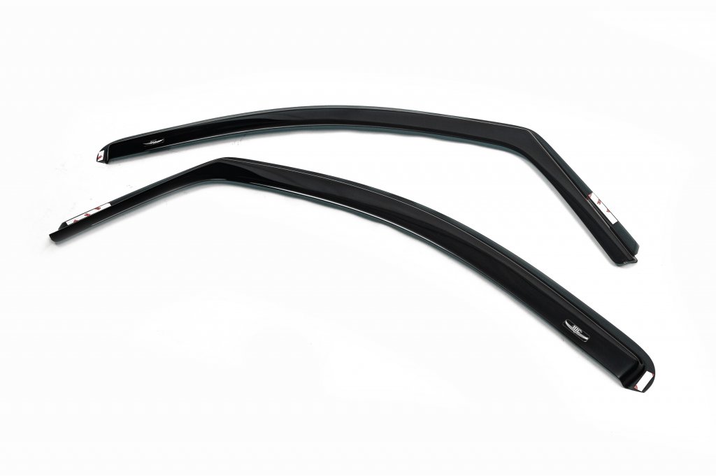In-channel window deflectors (2 pcs, HIC) for Peugeot Bipper 2008-2017 - image 4