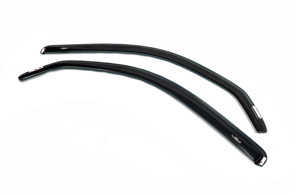 In-channel window deflectors (2 pcs, HIC) for Fiat Doblo I 2005-2010 - image 6