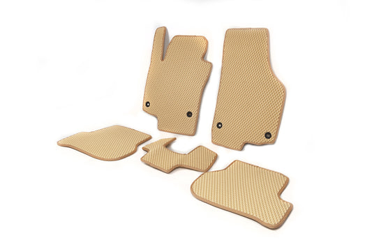 EVA Floor Mats (Beige) for Volkswagen Golf 5 2003-2009 - image 2