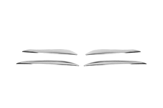 Side stainless steel trims for front bumper 2020+ for Mercedes E-сlass W213 2016-2023 - image 2