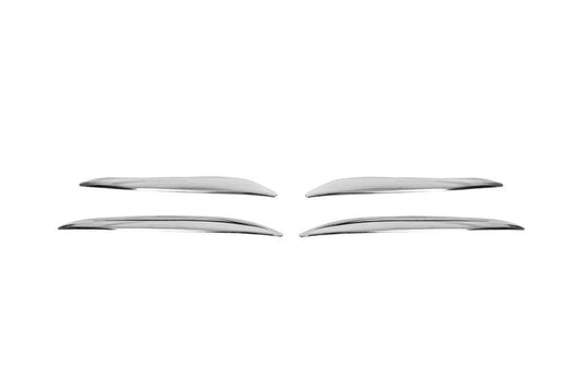 Side covers on the front bumper 2020+ (stainless steel) for Mercedes E-class W213 2016-2023 - Reelken Auto