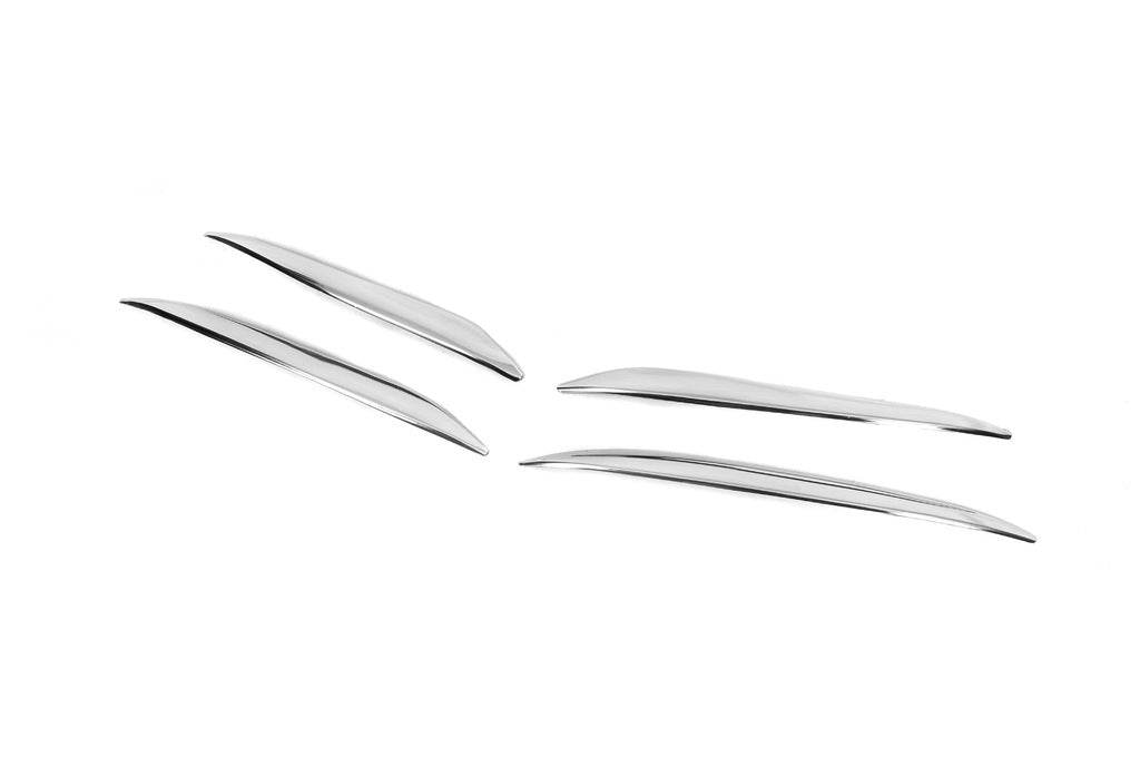 Side covers on the front bumper 2020+ (stainless steel) for Mercedes E-class W213 2016-2023 - Reelken Auto