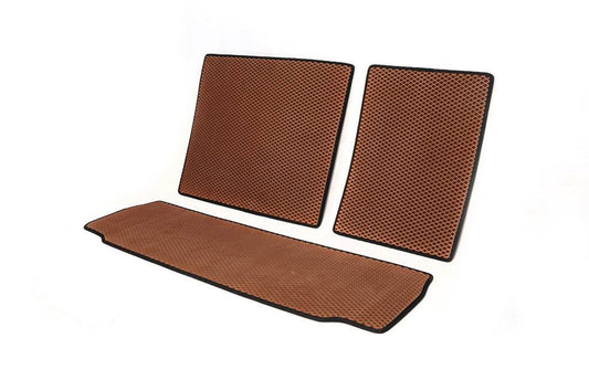Trunk mats (EVA, brick) for Toyota Sequoia 2007-2022 - Reelken Auto
