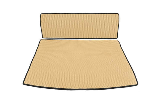 Trunk mat V2 MAXI (EVA, Beige) for Volkswagen Caddy 2015-2020 - Reelken Auto