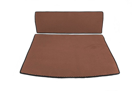 Trunk mat V2 MAXI (EVA, Brown) for Volkswagen Caddy 2015-2020 - Reelken Auto