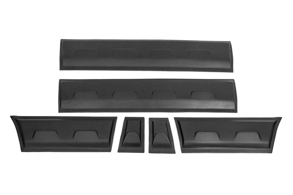 EuroCap door molding (6 pcs., ABS, short base) for Ford Transit 2000-2014 - Reelken Auto