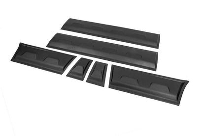 EuroCap door molding (6 pcs., ABS, short base) for Ford Transit 2000-2014 - Reelken Auto
