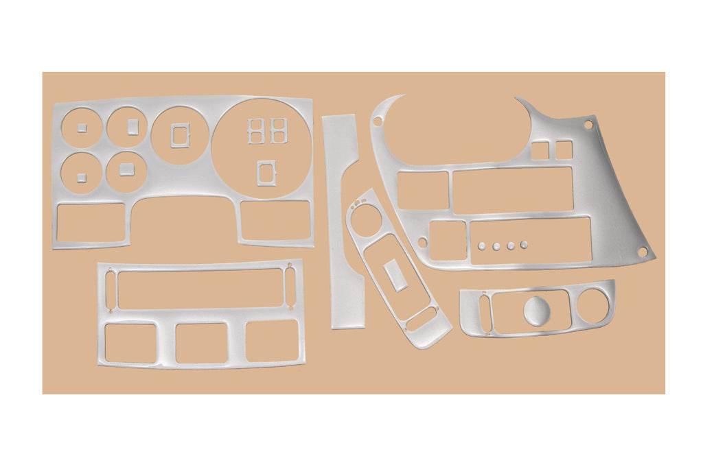 Panel overlay (aluminum look) for DAF 95XF 1997-2002 - Reelken Auto