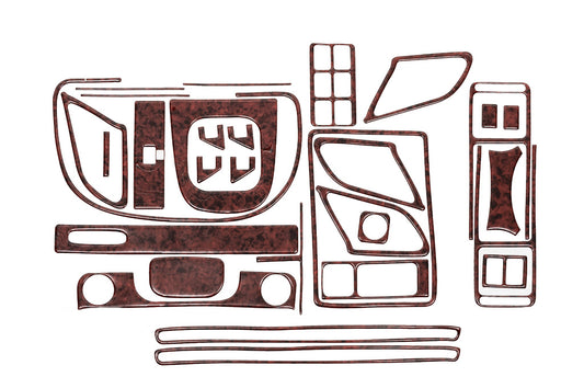 Dashboard Trim Covers (Meric) for GAZ-31 1981-1992 - image 2