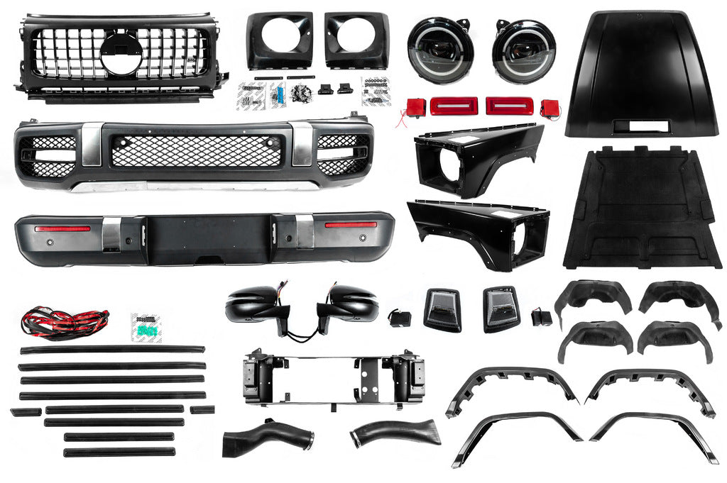 Facelift Body Kit to G63 AMG 2018 for Mercedes G сlass W463 1990-2018 - image 3