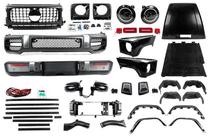 Facelift Body Kit to G63 AMG 2018 for Mercedes G сlass W463 1990-2018 - image 3