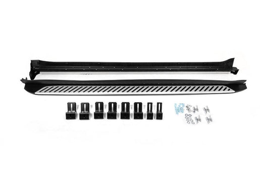 Side sills OEM (2 pieces, aluminum + plastic) for Kia Sorento IV MQ4 2020- - Reelken Auto
