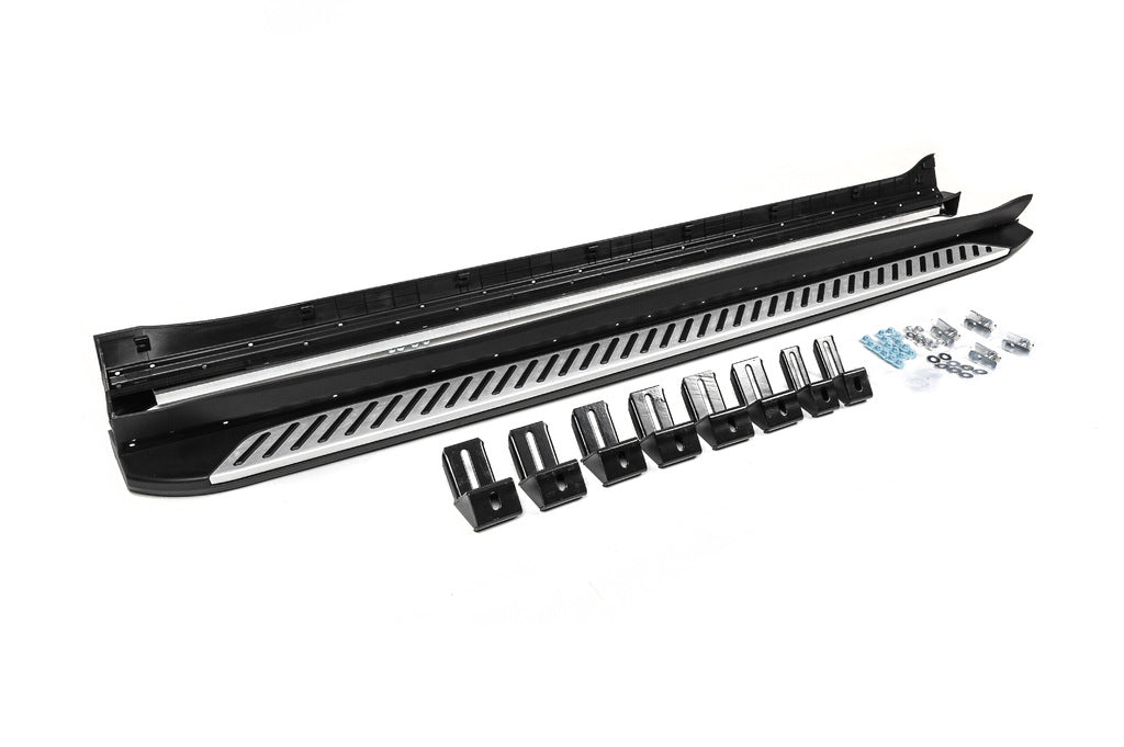 Side steps OEM V1 (2 pcs, aluminium + plastic) for Kia Sorento IV MQ4 2020- - image 1