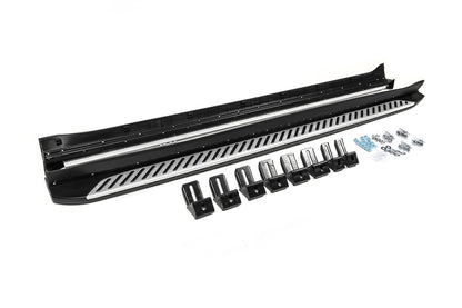 Side steps OEM V1 (2 pcs, aluminium + plastic) for Kia Sorento IV MQ4 2020- - image 1
