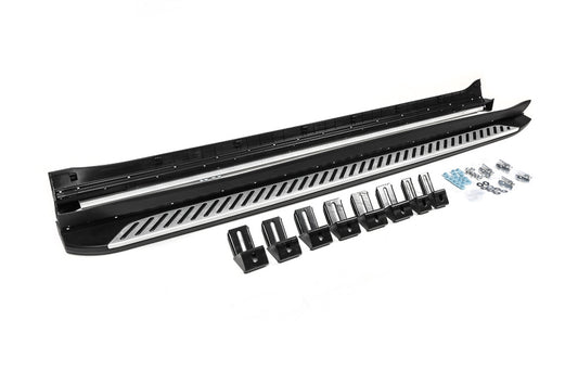 Side steps OEM V1 (2 pcs, aluminium + plastic) for Kia Sorento IV MQ4 2020- - image 1