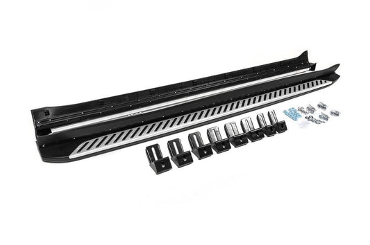 Side sills OEM (2 pieces, aluminum + plastic) for Kia Sorento IV MQ4 2020- - Reelken Auto