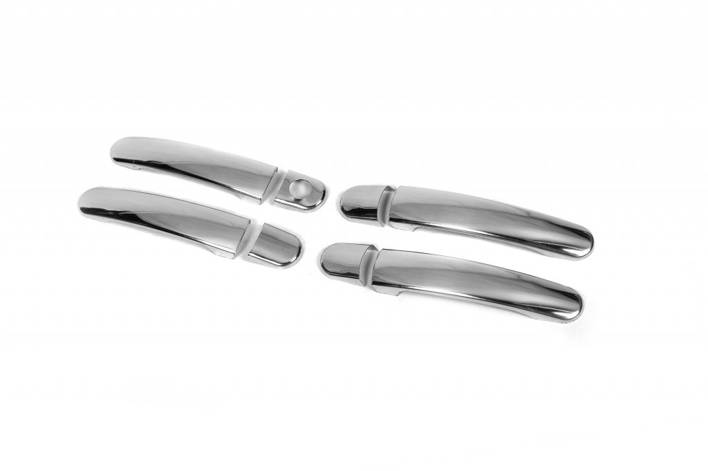 Chrome Door Handle Covers (4 pcs, Stainless Steel) for Seat Toledo 2012-2019 - image 3