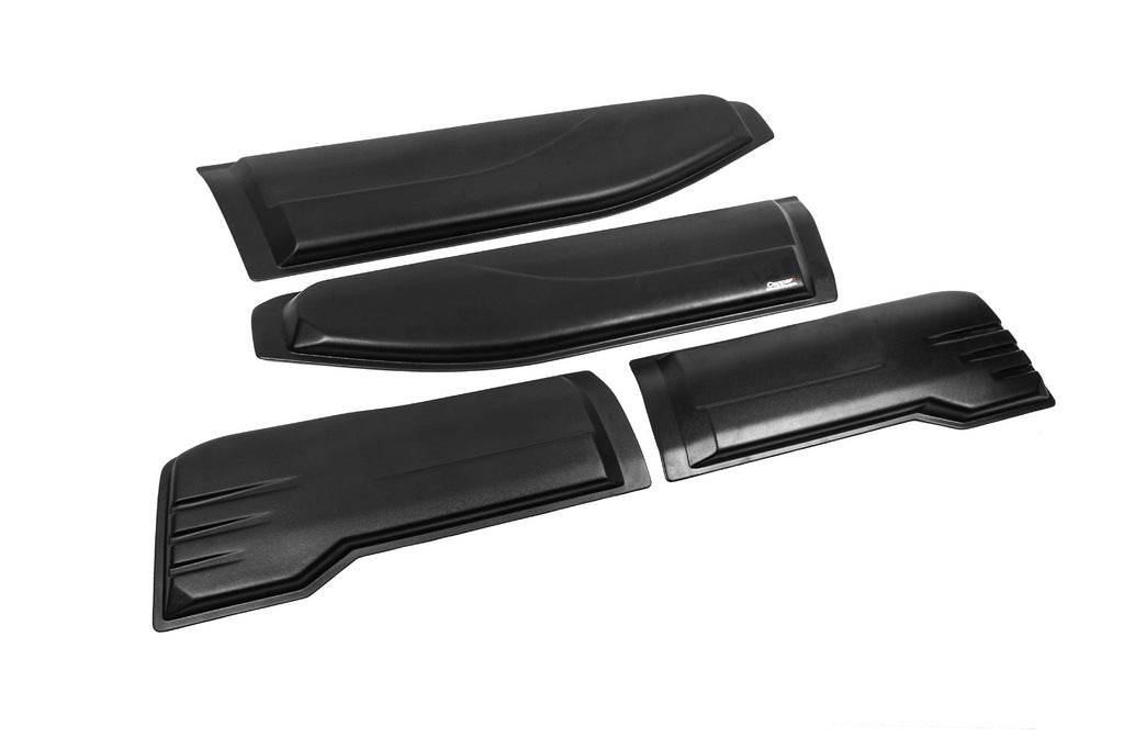 Molding on doors (4 PCs ABS) for Nissan Navara/NP300 2016- - Reelken Auto