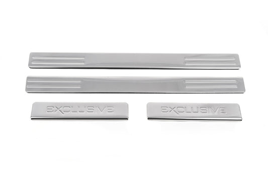 Door Sill Protectors (Omsa Exclusive, 4 pcs, Stainless Steel) - image 2