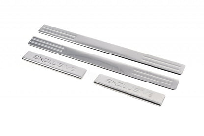 Door Sill Protectors (Omsa Exclusive, 4 pcs, Stainless Steel) - image 1