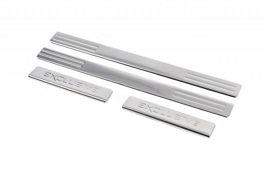 Door Sill Protectors (Omsa Exclusive, 4 pcs, Stainless Steel) - image 1