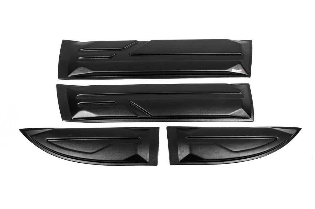 Door Moldings (4 pcs, ABS) for Mitsubishi L200 2006-2015 - image 2