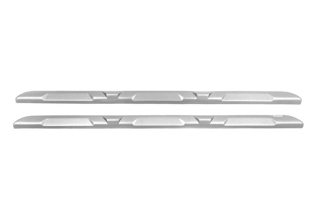 Side sill pads EuroCap (2 pcs, gray) for Dacia Duster 2018-2024 - Reelken Auto