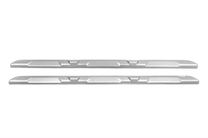 Side sill pads EuroCap (2 pcs, gray) for Dacia Duster 2018-2024 - Reelken Auto