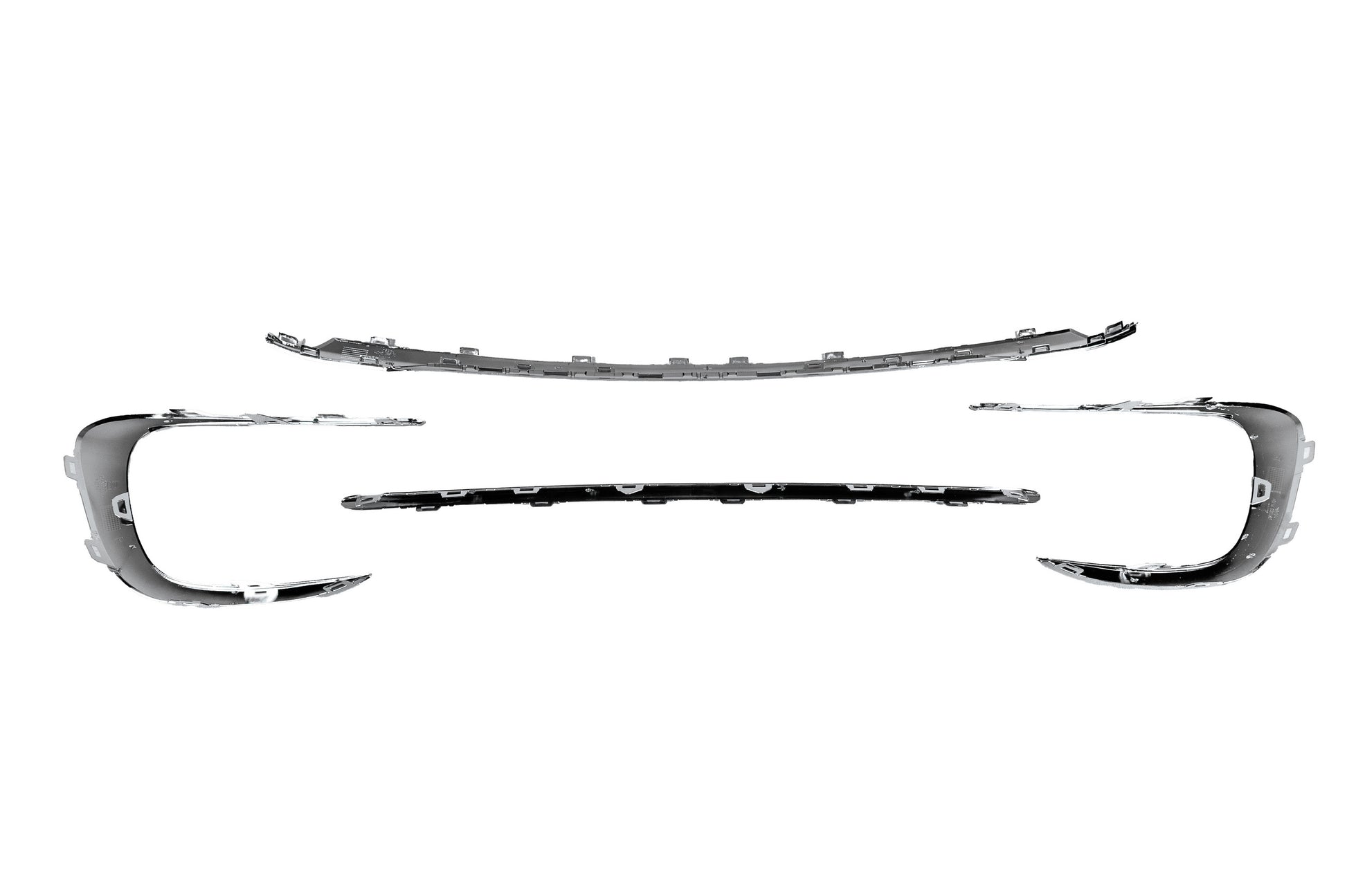 Front bumper chrome trim kit (2023+) for Mercedes Vito/V-class W447 2014- - image 6