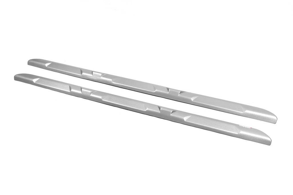 Side sill pads EuroCap (2 pcs, gray) for Dacia Duster 2018-2024 - Reelken Auto