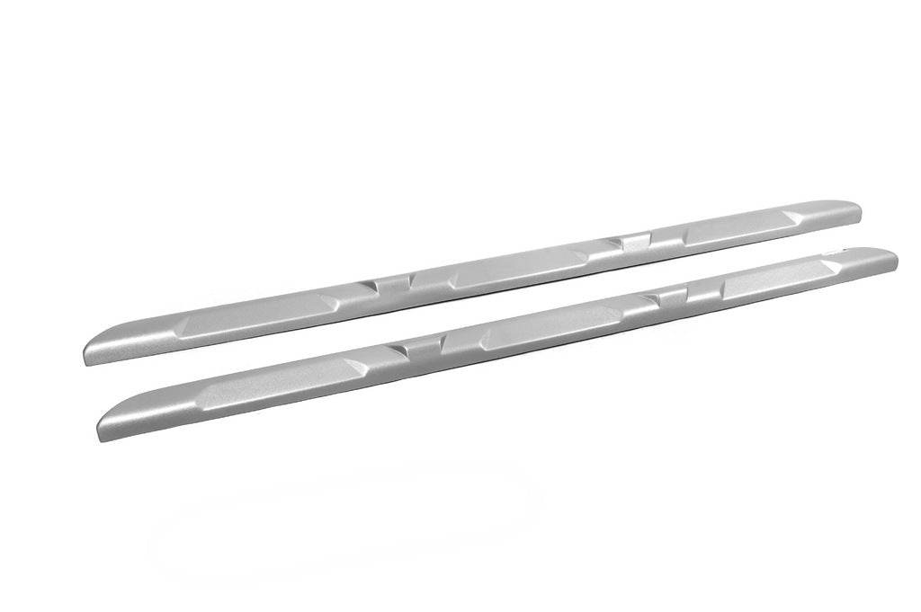 Side sill pads EuroCap (2 pcs, gray) for Dacia Duster 2018-2024 - Reelken Auto