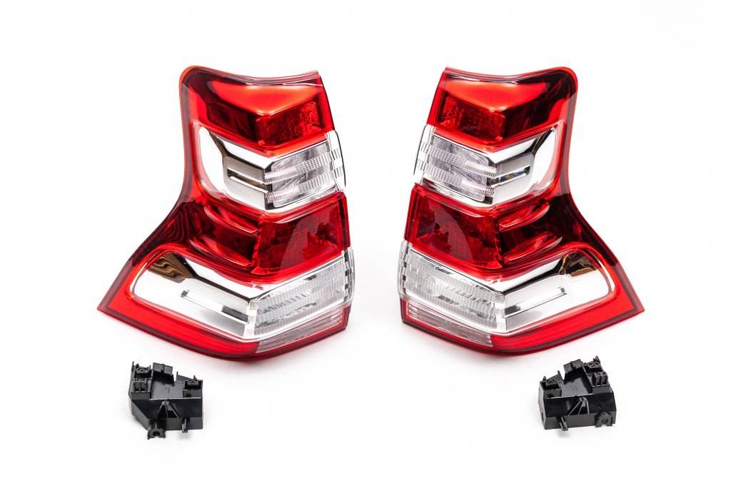 Rear lights design-2013 (2009-2017, 2 pieces) for Toyota Land Cruiser Prado 150 - Reelken Auto