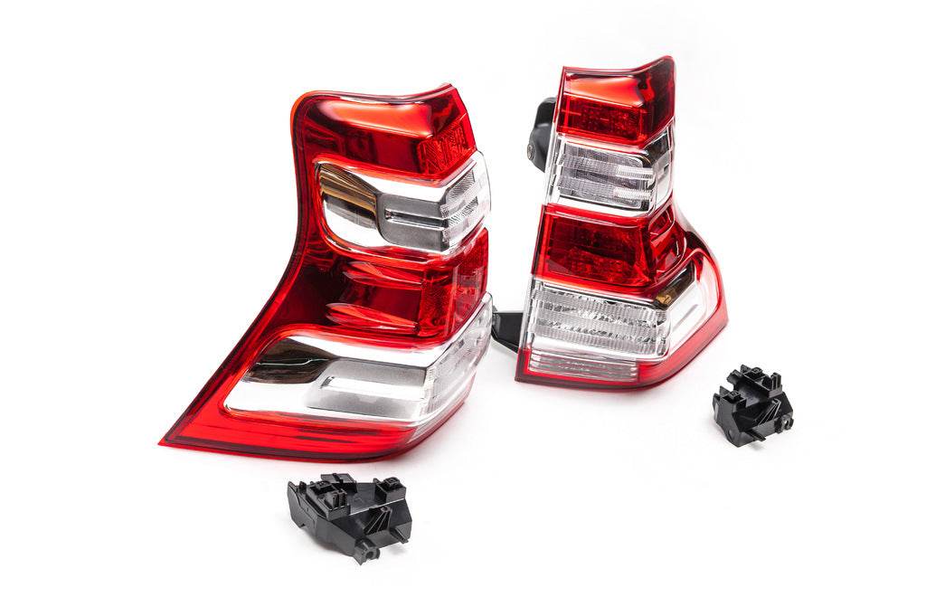 Rear lights design-2013 (2009-2017, 2 pieces) for Toyota Land Cruiser Prado 150 - Reelken Auto