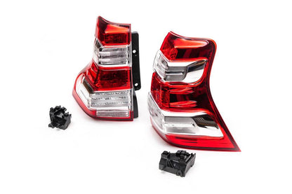 Rear lights design-2013 (2009-2017, 2 pieces) for Toyota Land Cruiser Prado 150 - Reelken Auto