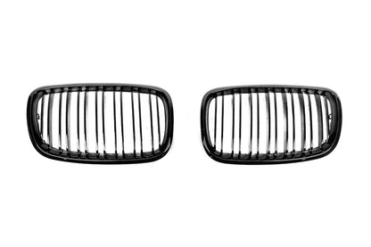 Kidneys M-Look V2 (Gloss Black) for BMW X6 E71 2008-2014 - image 2