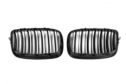 Kidneys M-Look (Gloss Black) for BMW X5 E-70 2007-2013 - image 8