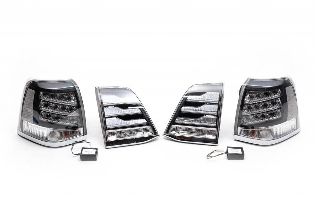 Rear lights 2007-2015 (BlackEdition) for Toyota Land Cruiser 200 - Reelken Auto