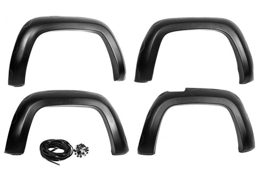 EuroCap wheel arch extenders (ABS, black) for Volkswagen Amarok 2010-2022 - Reelken Auto