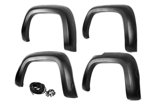 EuroCap wheel arch extenders (ABS, black) for Volkswagen Amarok 2010-2022 - Reelken Auto