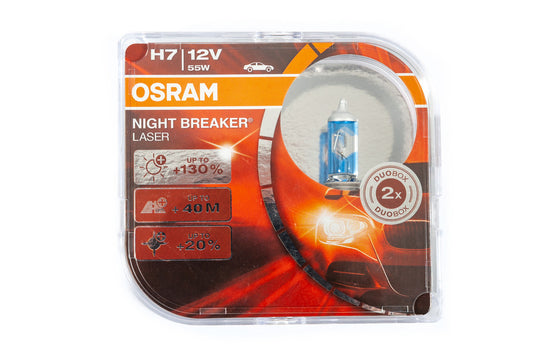 Osram H7 55W Night Breaker Laser 130% 64210NBL Headlight Bulb - image 1