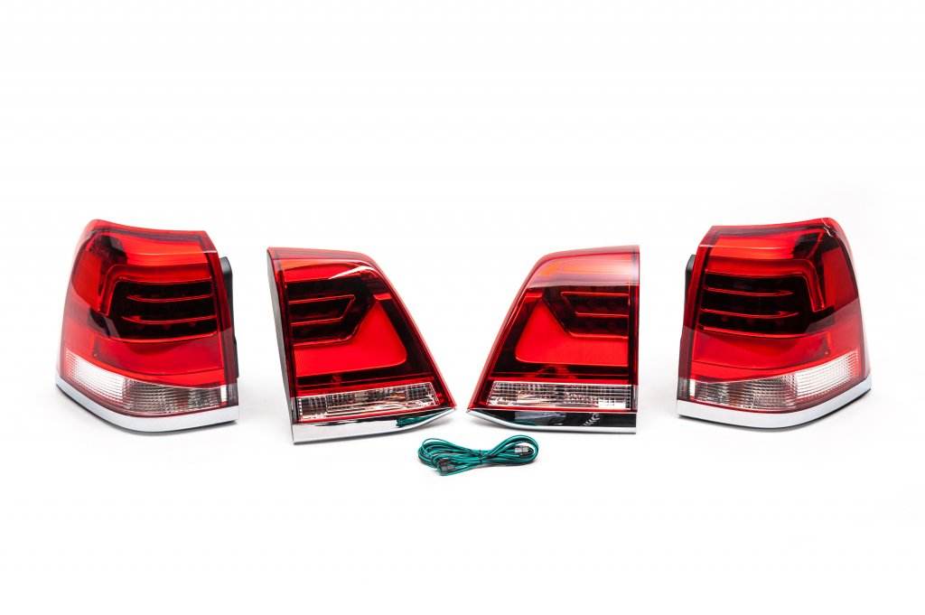 Tail lights 2007-2015 V1 (2016+ design) for Toyota Land Cruiser 200 - Reelken Auto