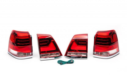 Tail lights 2007-2015 V1 (2016+ design) for Toyota Land Cruiser 200 - Reelken Auto