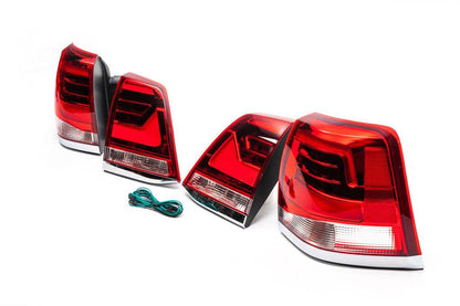 Tail lights 2007-2015 V1 (2016+ design) for Toyota Land Cruiser 200 - Reelken Auto